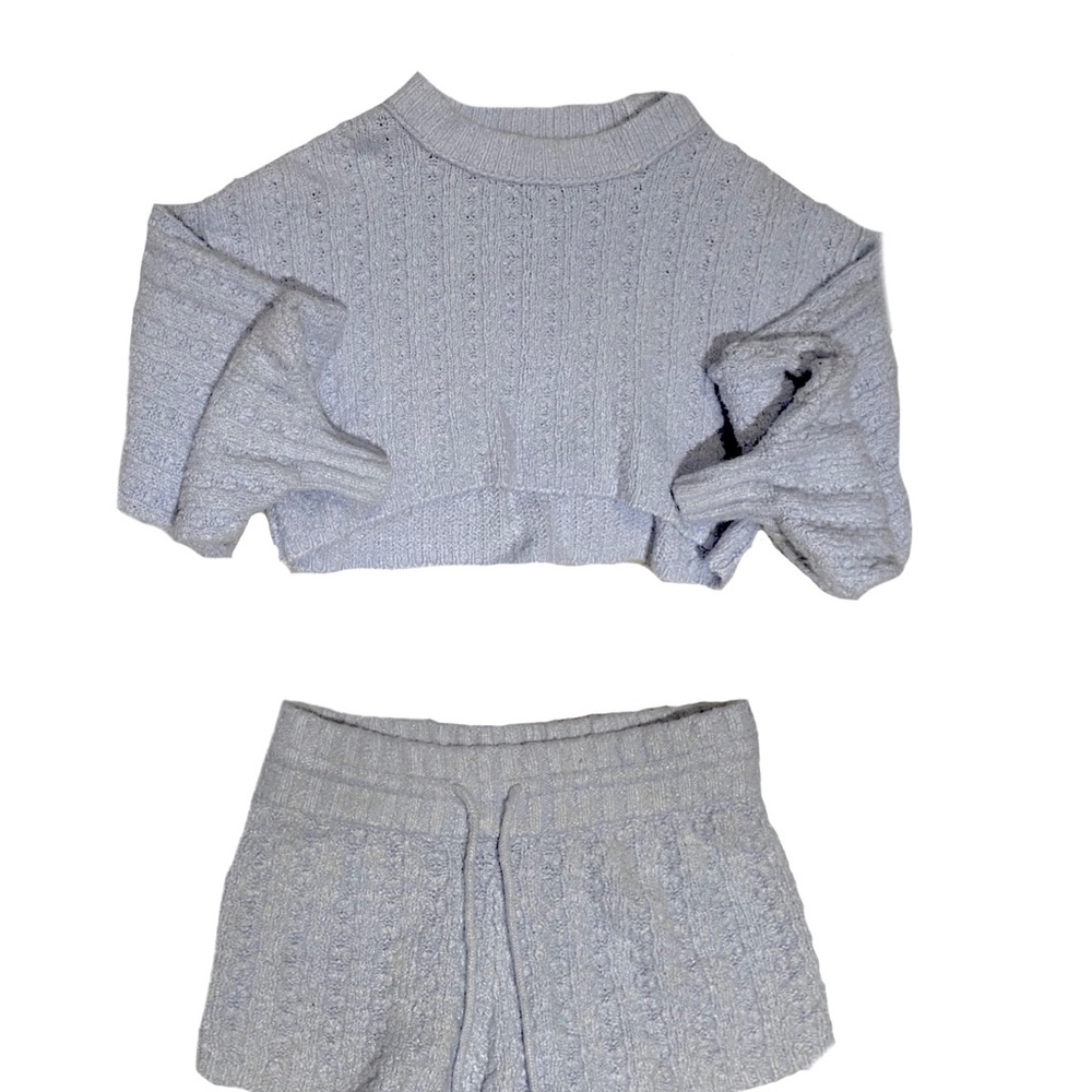 Urban outfitters cropped sweater set